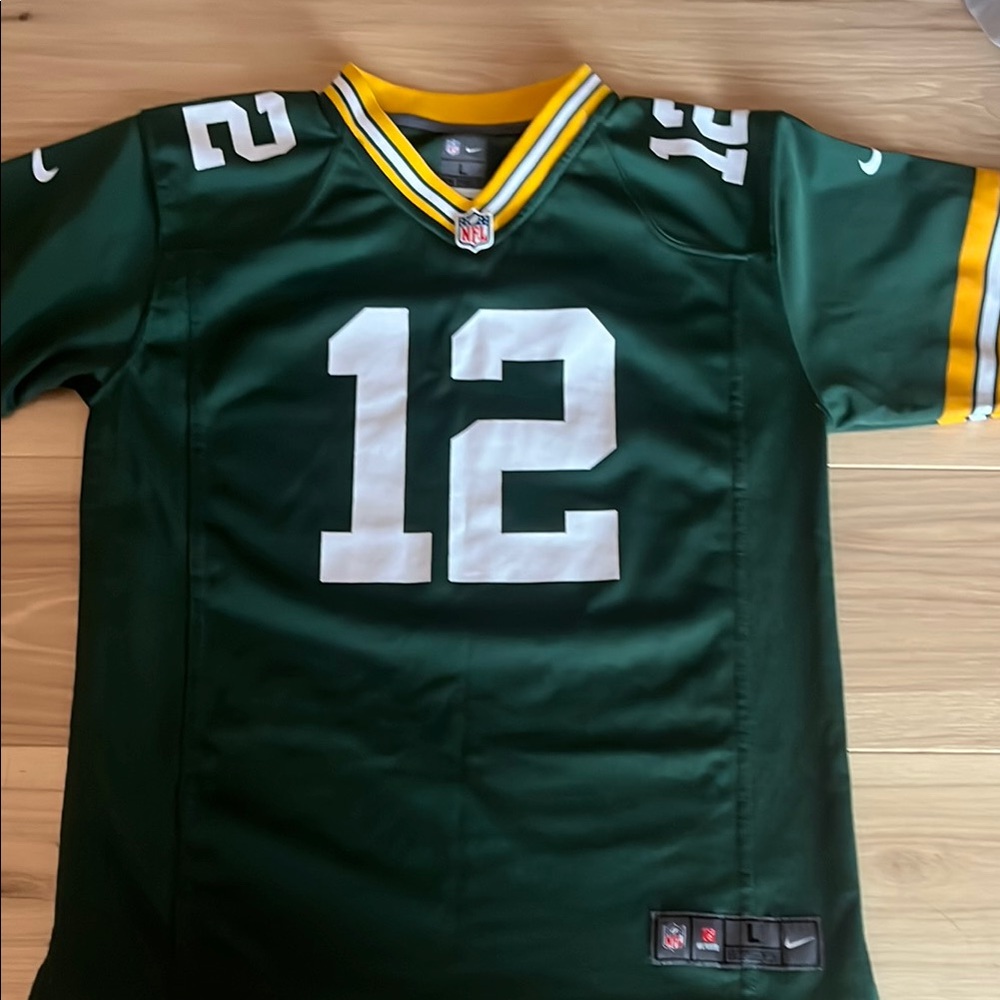 Green Bay Packers Jersey with Number 12